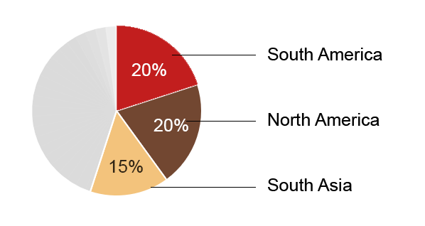 Qinxin main market scope